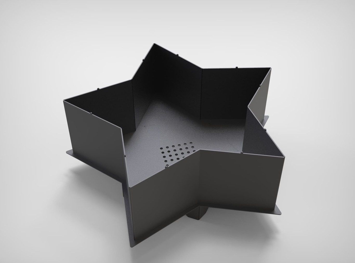 Star Fire Pit Grill. DXF files for plasma, laser cutting. Фото 8