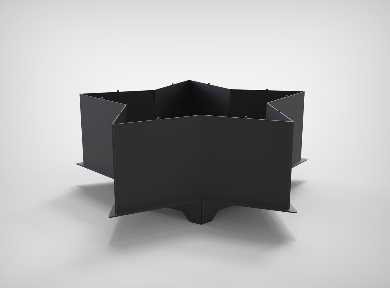 Star Fire Pit Grill. DXF files for plasma, laser cutting. Фото 9