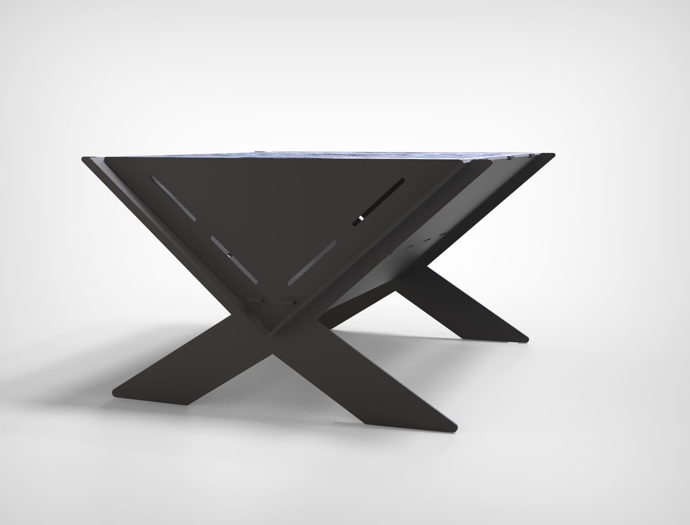 X Fire Pit Grill. DXF files for plasma, laser cutting. Фото 4