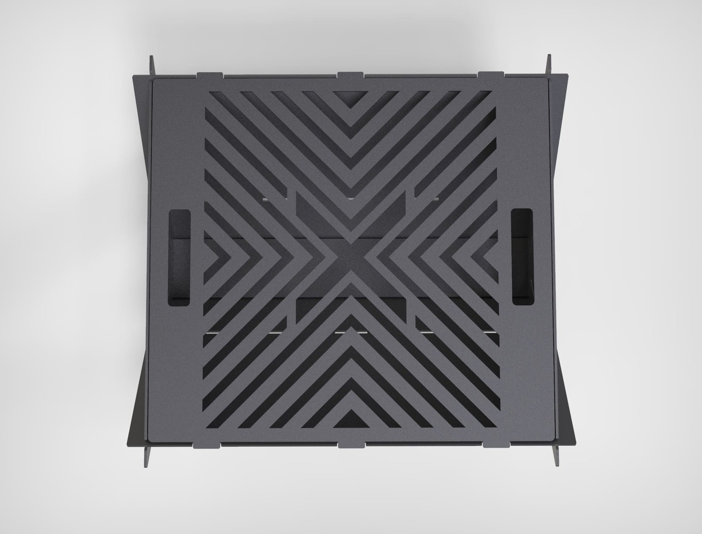 X Fire Pit Grill. DXF files for plasma, laser cutting. Фото 7