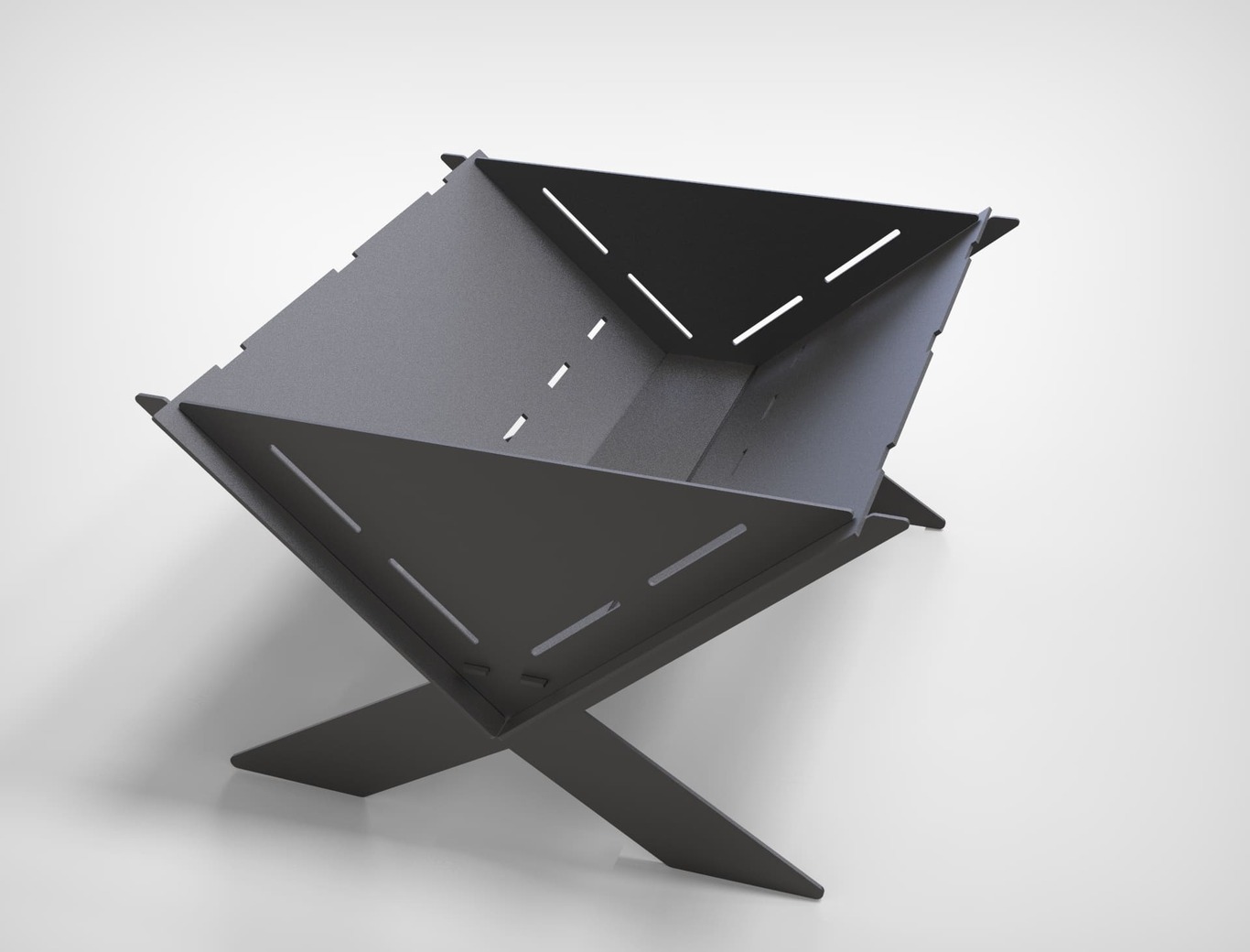 X Fire Pit Grill. DXF files for plasma, laser cutting. Фото 10