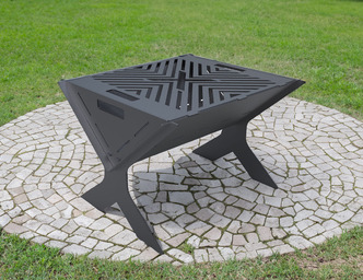 Barbecue a Legna X V2. File DXF per taglio plasma, laser