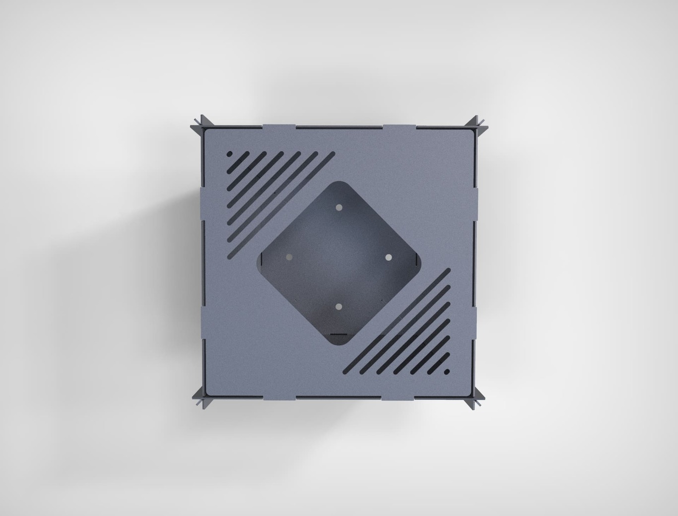 24-Inch Square Fire Pit Grill. DXF files for plasma, laser cutting. Фото 6