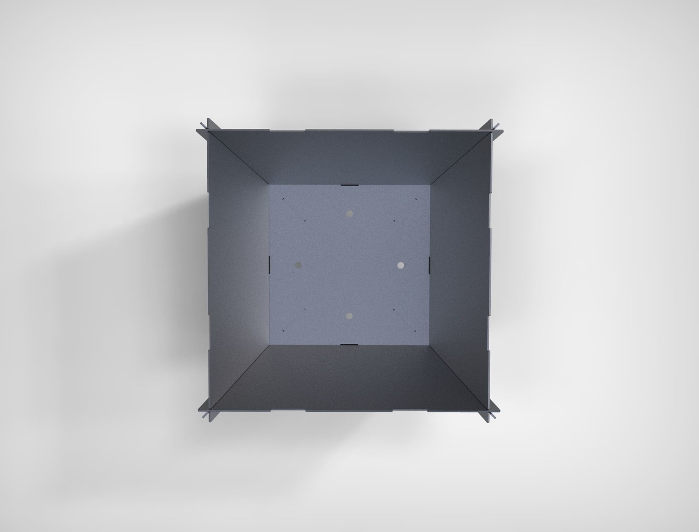 24-Inch Square Fire Pit Grill. DXF files for plasma, laser cutting. Фото 8
