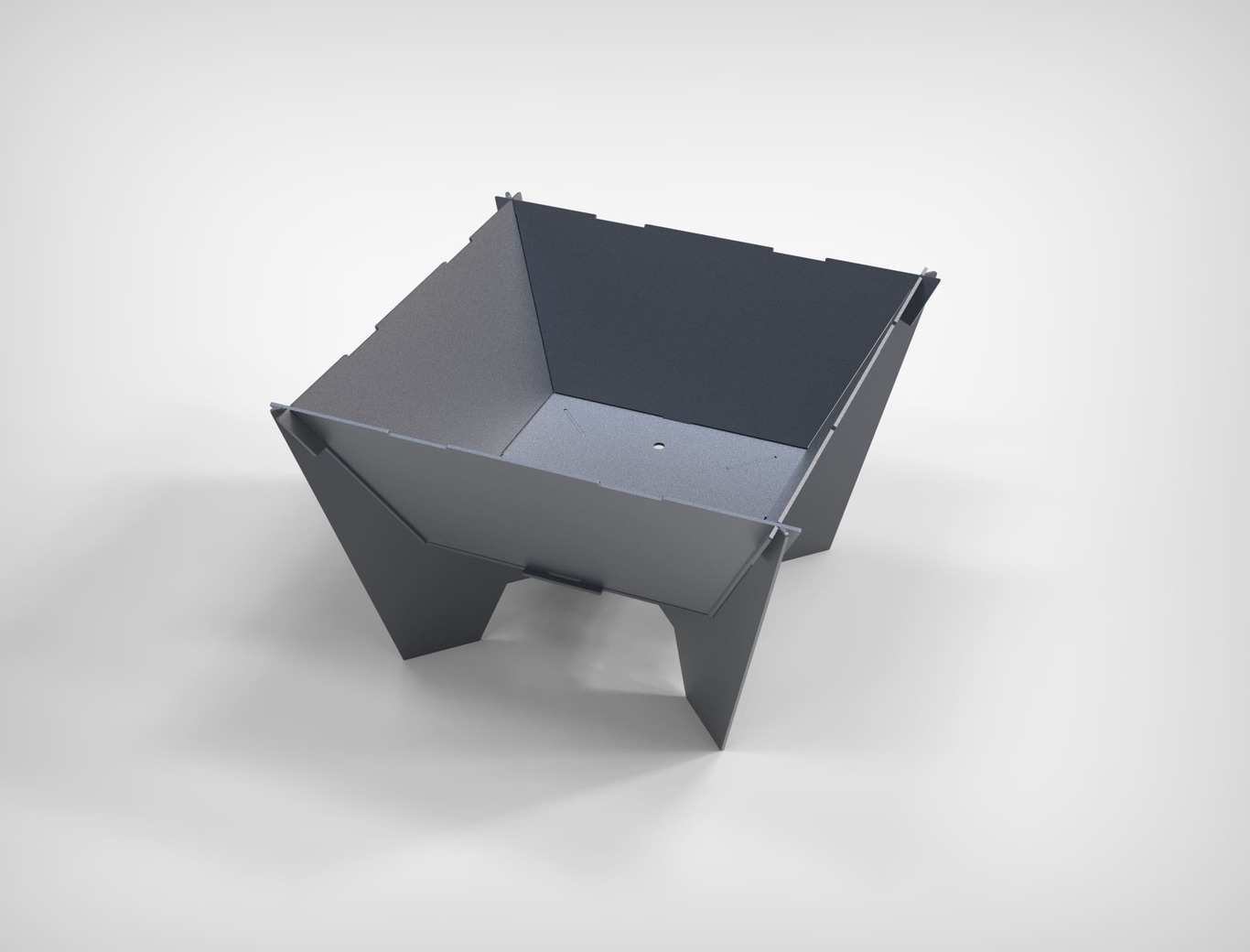 24-Inch Square Fire Pit Grill. DXF files for plasma, laser cutting. Фото 7