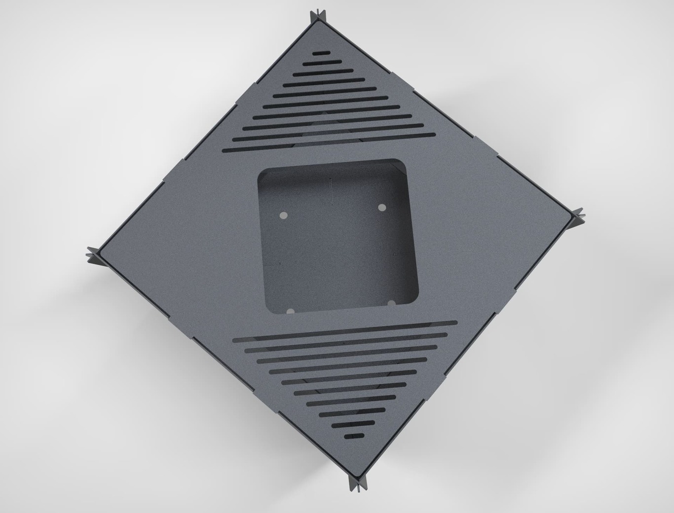 32-Inch Square Fire Pit Grill. DXF files for plasma, laser cutting. Фото 6