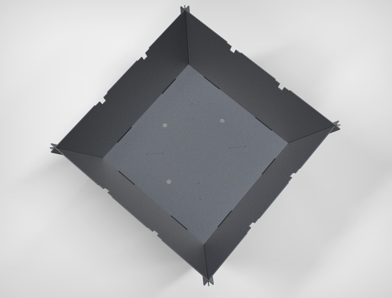 32-Inch Square Fire Pit Grill. DXF files for plasma, laser cutting. Фото 8