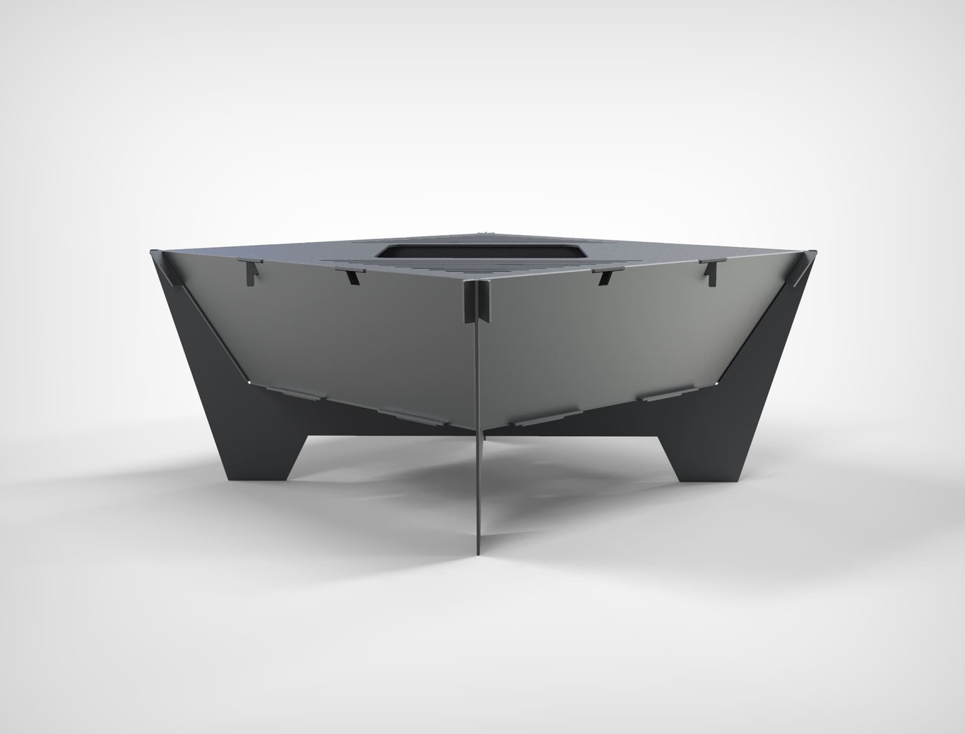 32-Inch Square Fire Pit Grill. DXF files for plasma, laser cutting. Фото 7