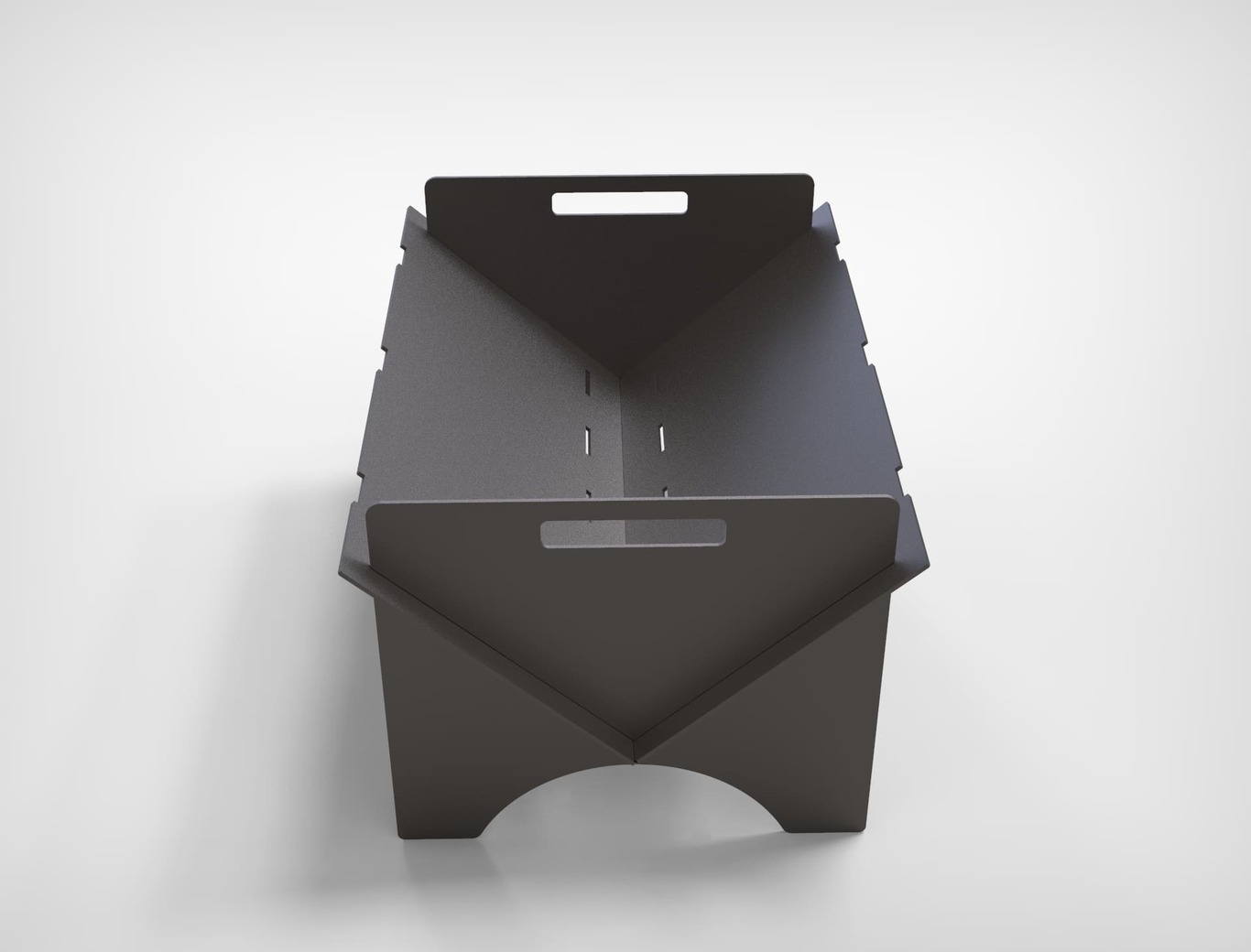 Foldable V2 Fire Pit Grill. DXF files for plasma, laser cutting. Portable Barbecue. Фото 8