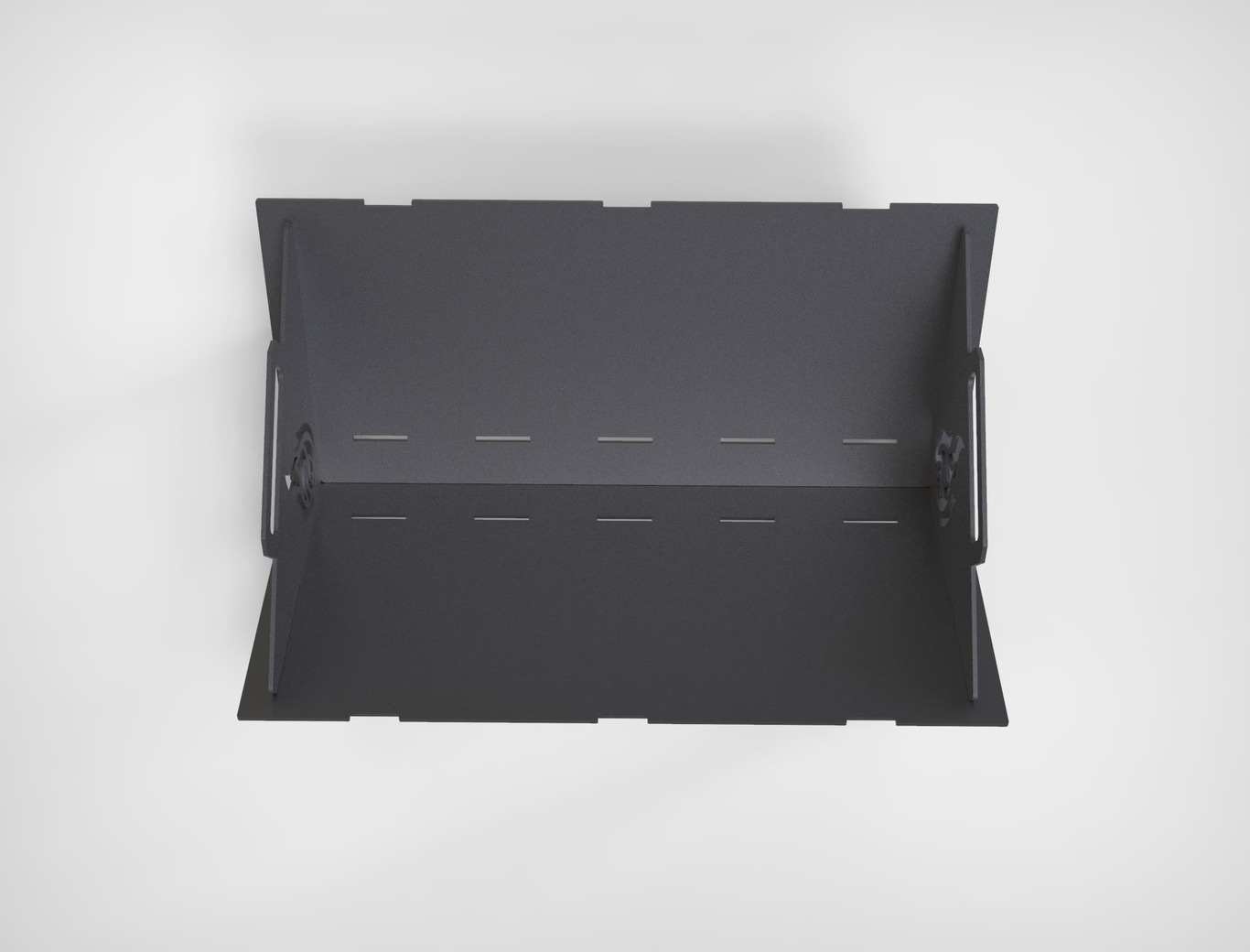 Foldable Fire Pit Grill. DXF files for plasma, laser cutting. Portable Barbecue. Фото 9