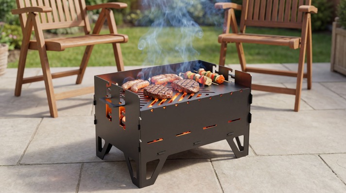 Level Fire Pit Grill. DXF files for plasma, laser cutting
