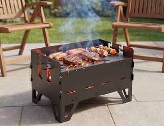 Level Fire Pit Grill. DXF files for plasma, laser cutting