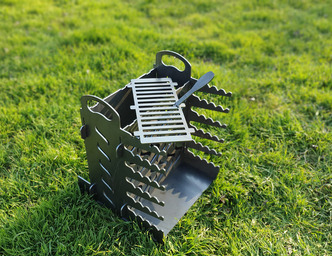 Vertical Shawarma, Doner Kebab, Fire Pit Eco Grill. DXF files for plasma, laser cutting
