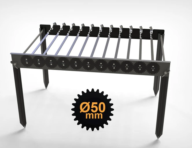 Set Di Spiedini per Barbecue, Spiedini per Griglia Kabob Con Supporto