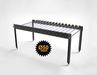 Automatic Rotating Skewers Eco 50 - 15 Skewers. DXF files for laser, plasma cutting