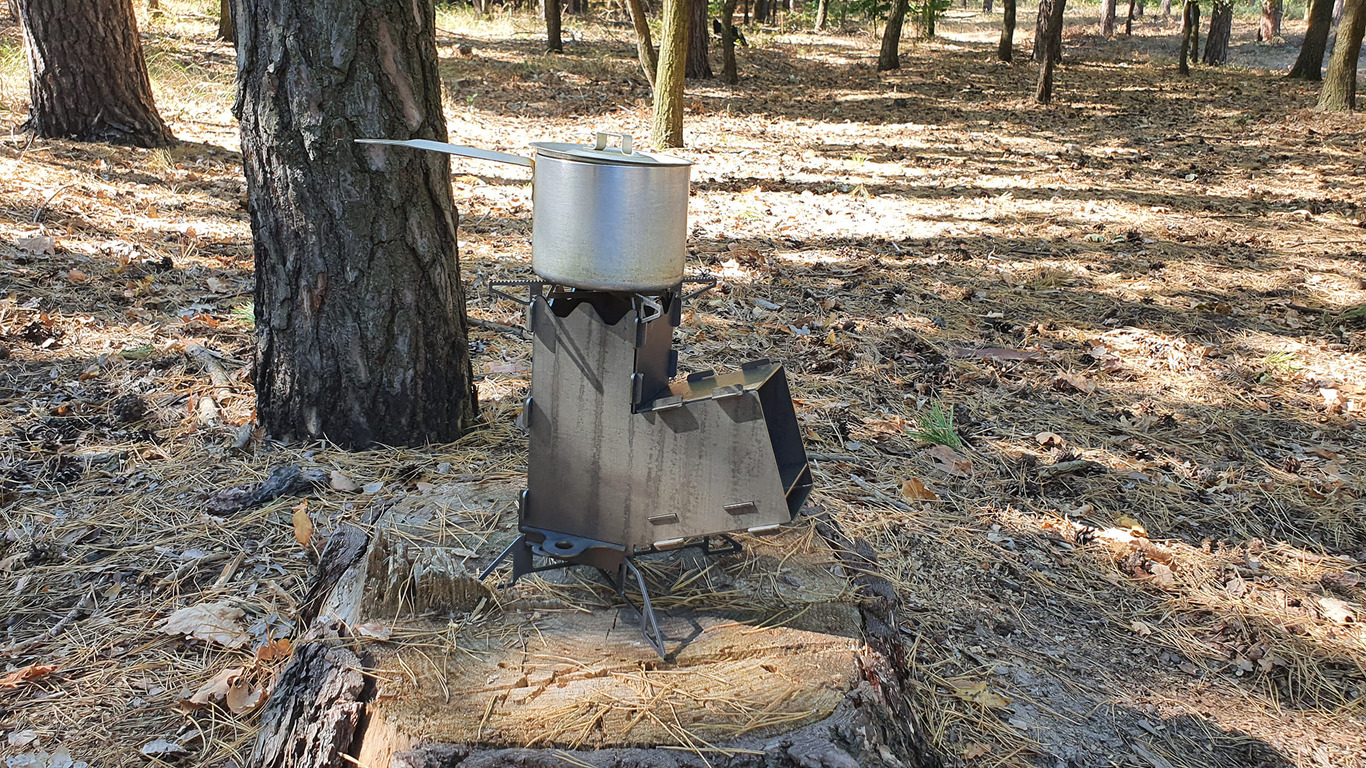Mini Rocket Stove V2. DXF files for laser, plasma cutting. Tourist Turbo Wood Stove. Фото 6