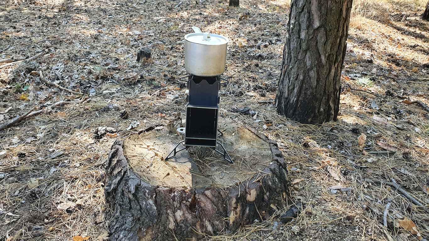 Mini Rocket Stove V2. DXF files for laser, plasma cutting. Tourist Turbo Wood Stove. Фото 7