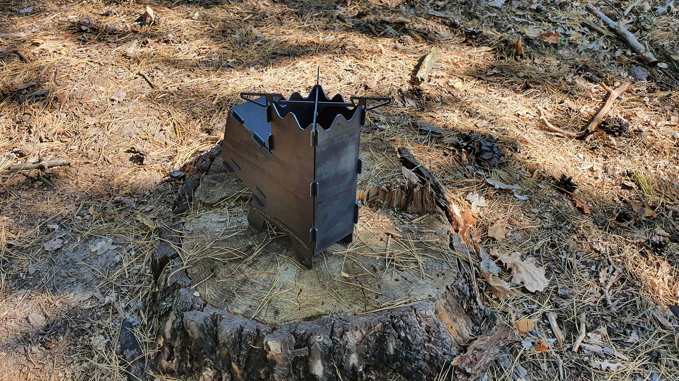 Mini Rocket Stove V3. DXF files for laser, plasma cutting. Tourist Turbo Wood Stove. Фото 5