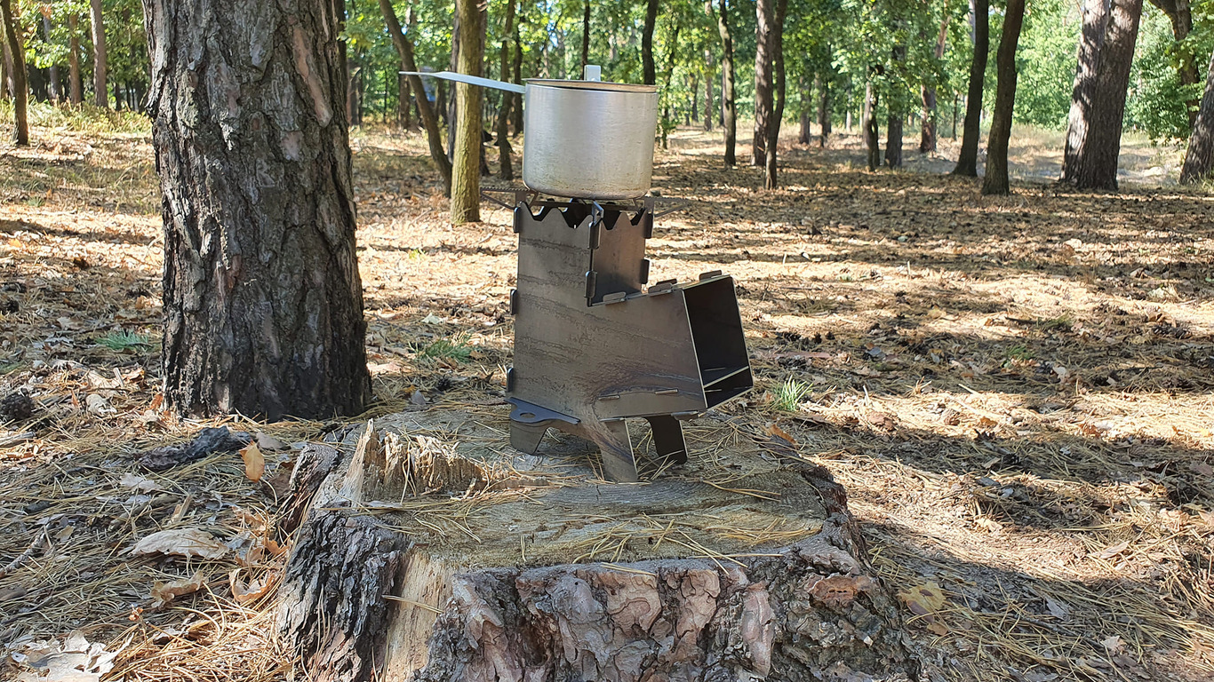Mini Rocket Stove V3. DXF files for laser, plasma cutting. Tourist Turbo Wood Stove. Фото 6