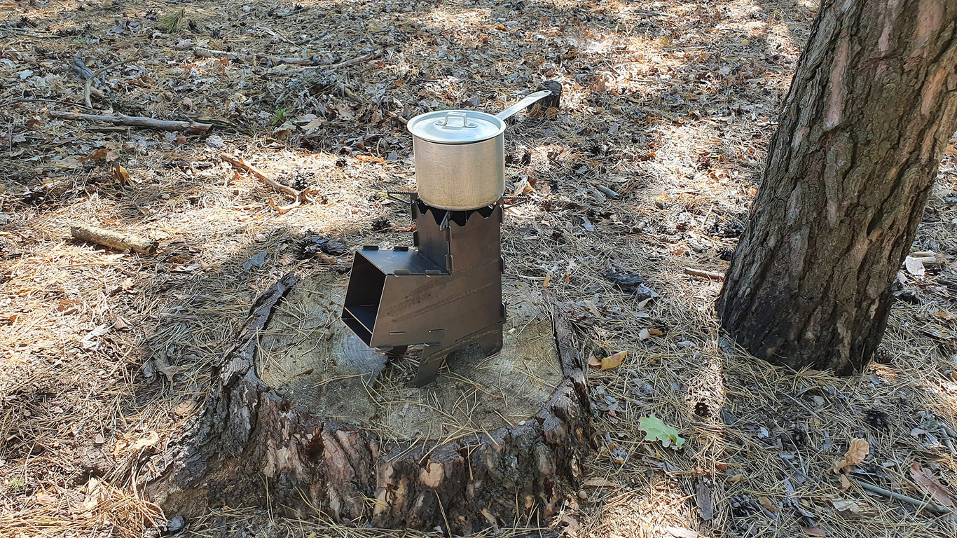 Mini Rocket Stove V3. DXF files for laser, plasma cutting. Tourist Turbo Wood Stove. Фото 7