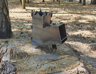 Mini Rocket Stove V3. DXF files for laser, plasma cutting. Tourist Turbo Wood Stove