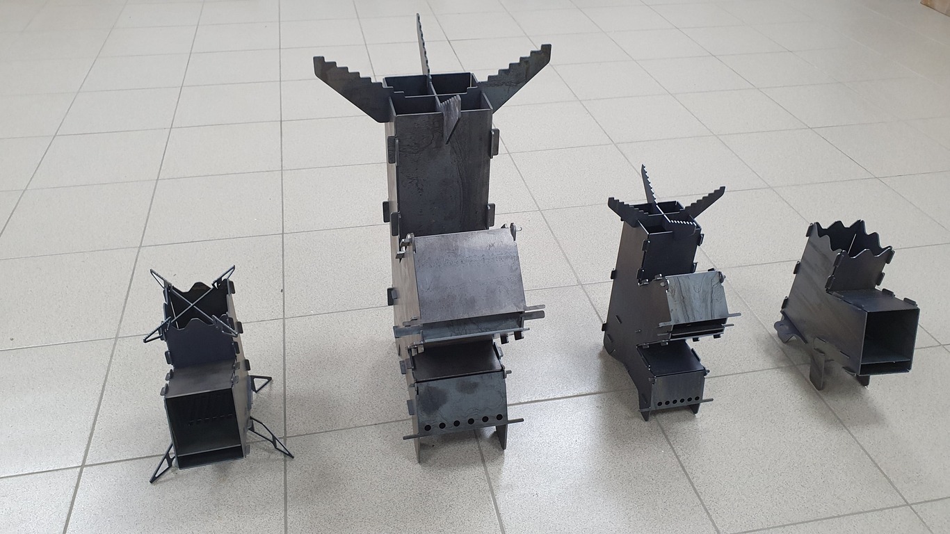 4-Piece Rocket Stove Bundle. DXF files for laser, plasma cutting. Tourist Turbo Wood Stoves. Фото 2