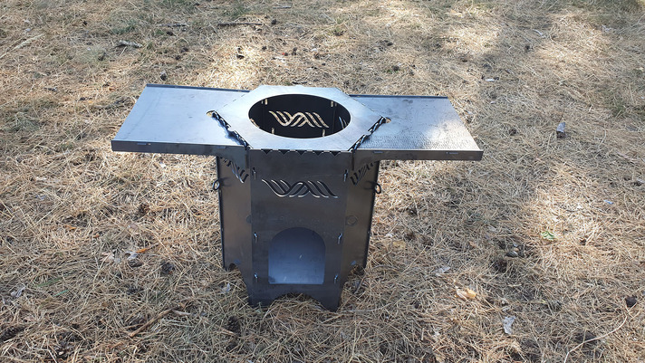 Sobă pentru ceaun V2. Fișiere DXF pentru tăiere cu laser, plasmă