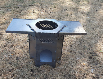 Cauldron Stove V2. DXF files for laser, plasma cutting