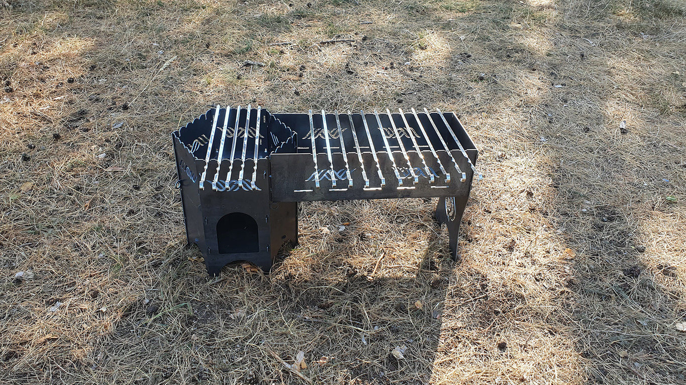 Cauldron Stove and Grill V3. DXF files for laser, plasma cutting. Фото 6