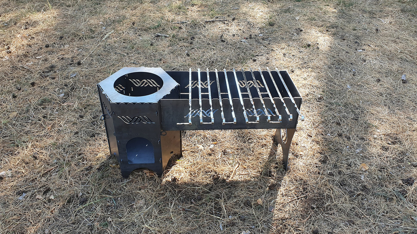 Cauldron Stove and Grill V3. DXF files for laser, plasma cutting. Фото 5