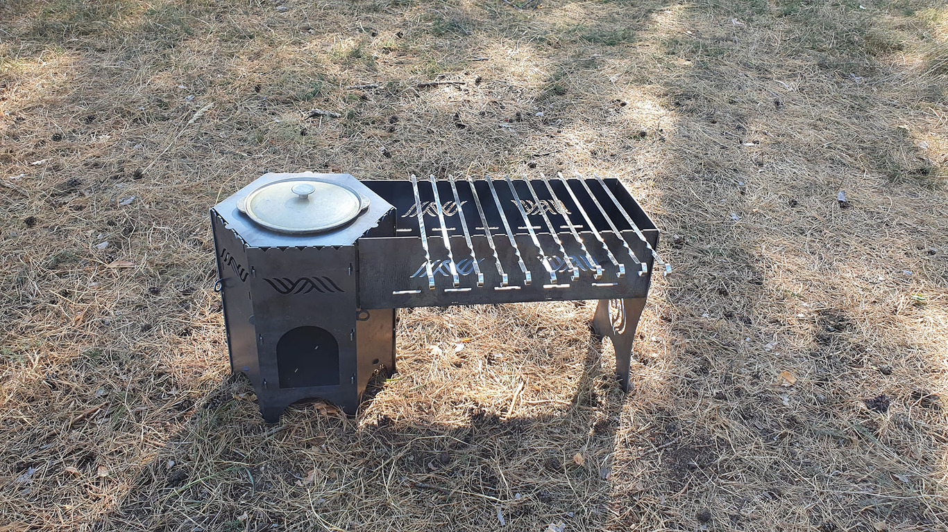 Cauldron Stove and Grill V3. DXF files for laser, plasma cutting. Фото 7