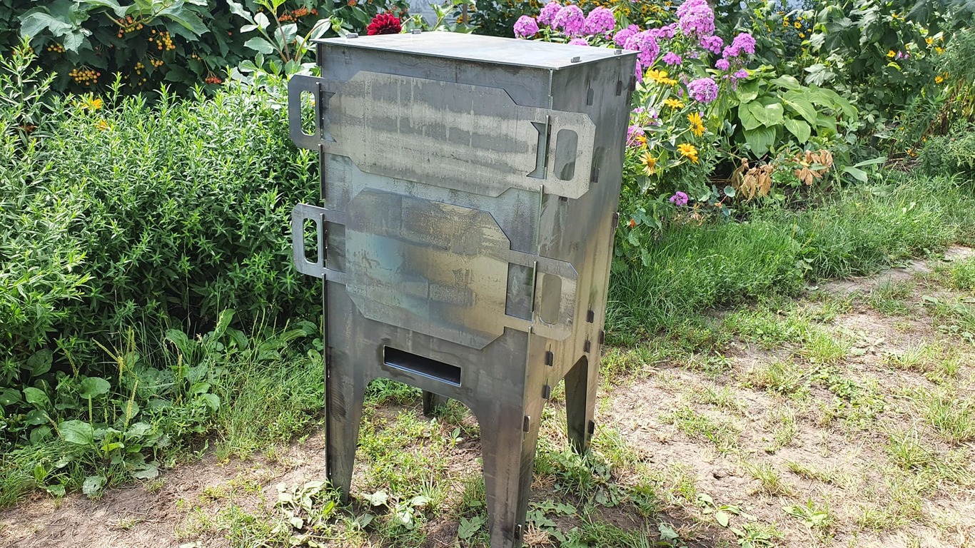 Pizza oven. DXF files for laser, plasma cutting. Фото 3