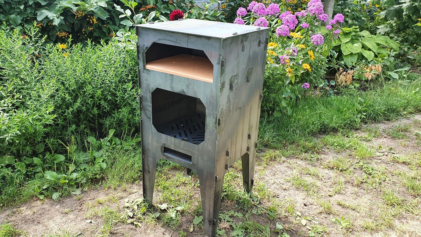 Pizza oven. DXF files for laser, plasma cutting. Фото 2