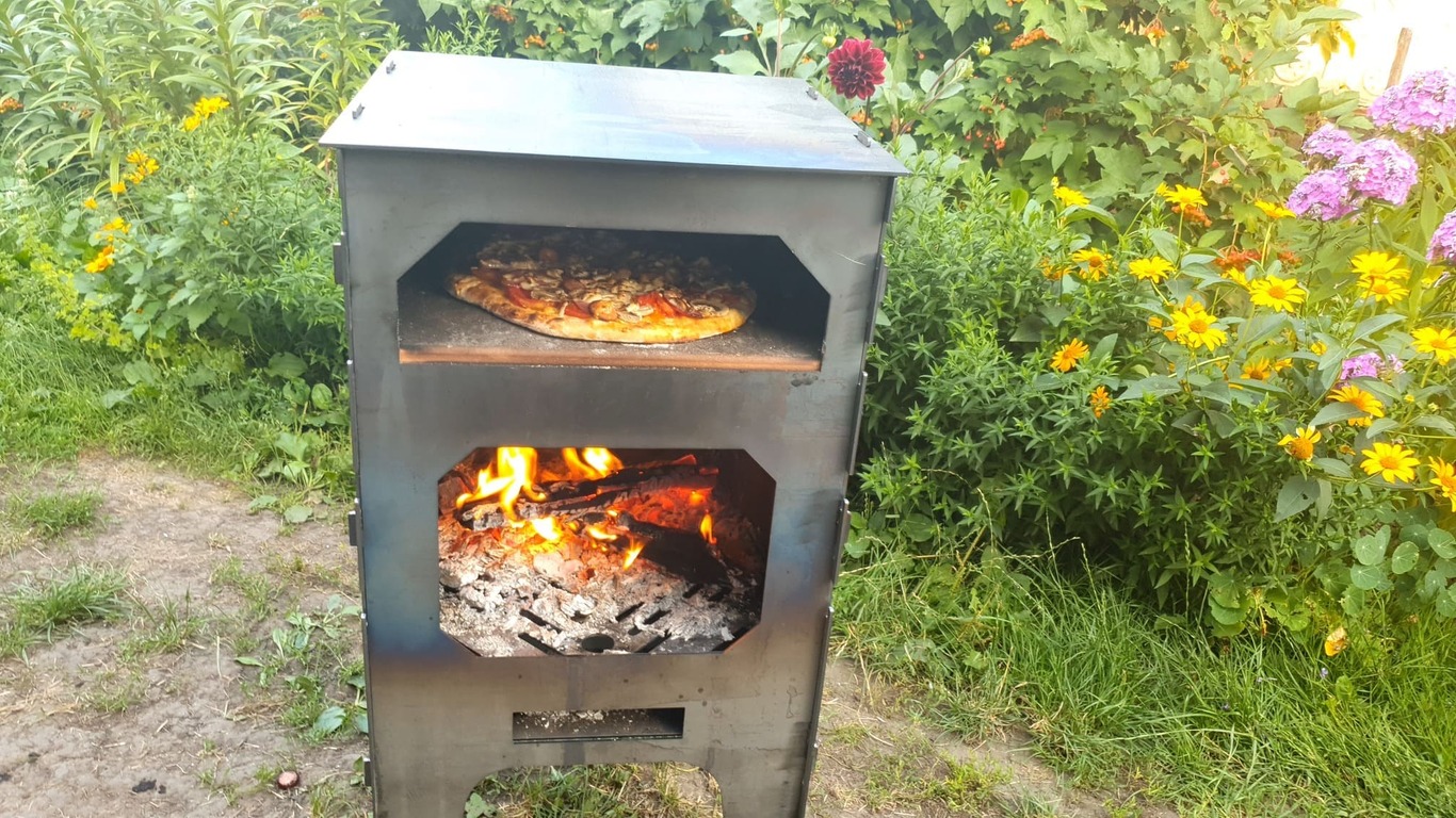 Pizza oven. DXF files for laser, plasma cutting. Фото 6