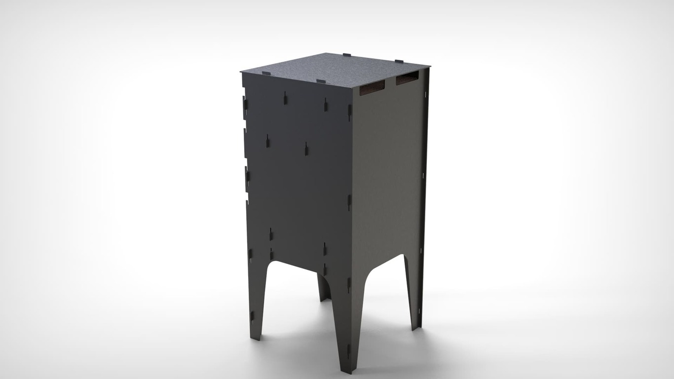 Pizza oven. DXF files for laser, plasma cutting. Фото 13