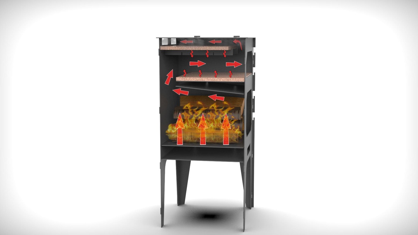 Pizza oven. DXF files for laser, plasma cutting. Фото 14