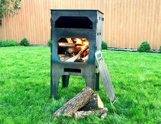 Pizza oven. DXF files for laser, plasma cutting