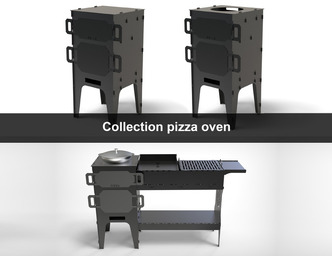 3-in-1 Pizza Oven Bundle. DXF files for laser, plasma cutting