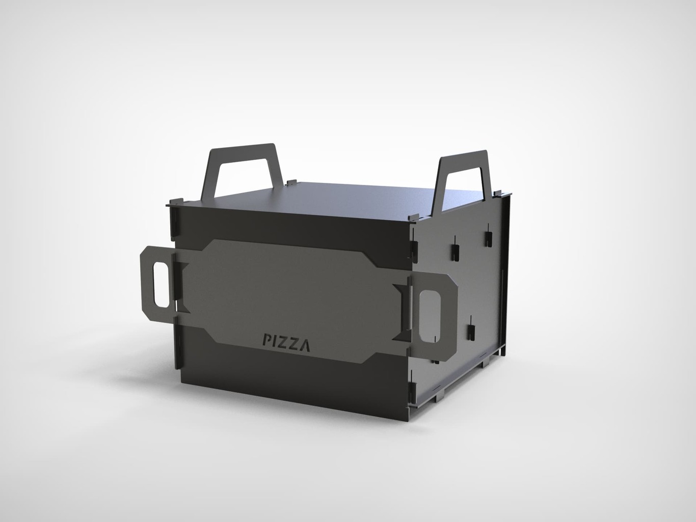 Pizza Oven for Brazier, Grill or Fire Pit. DXF files for laser, plasma cutting. Фото 4