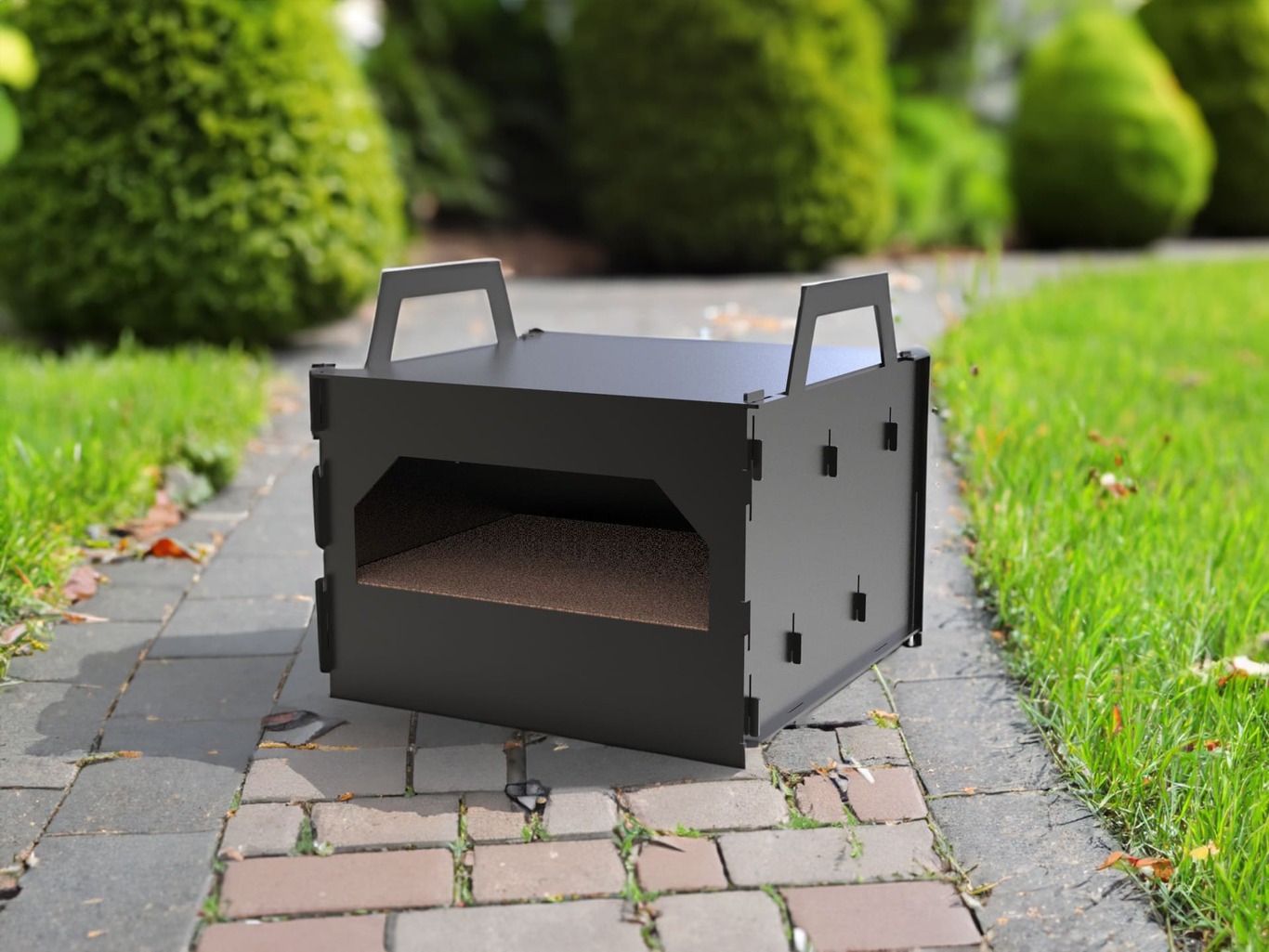 Pizza Oven for Brazier, Grill or Fire Pit. DXF files for laser, plasma cutting