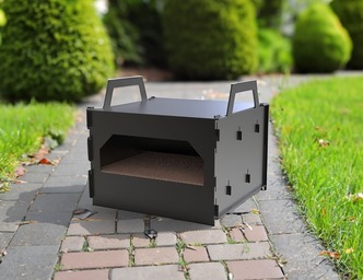 Pizza Oven for Brazier, Grill or Fire Pit. DXF files for laser, plasma cutting