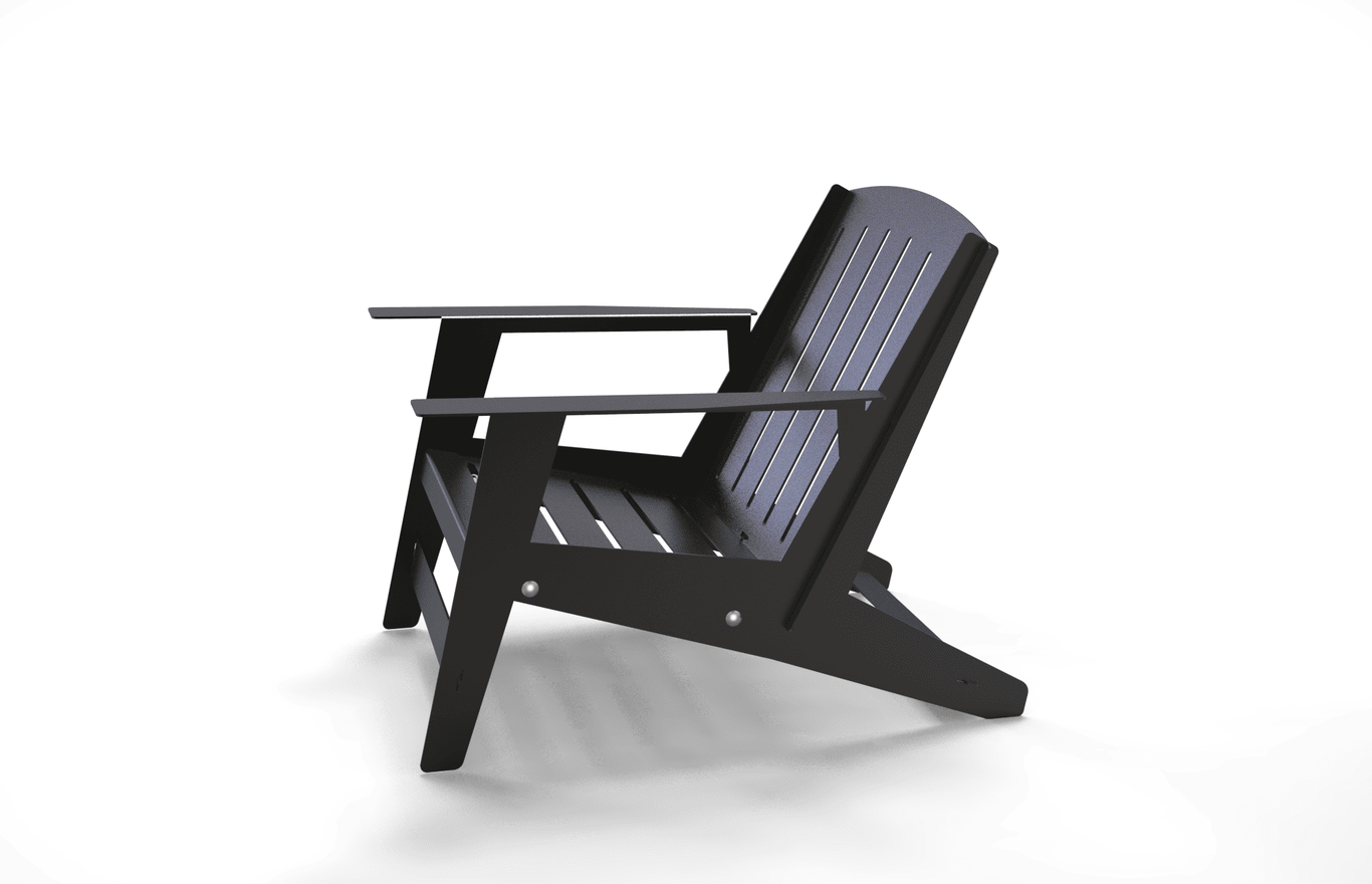 Chaise pour la décoration de la maison ou du jardin. Fichiers DXF pour découpe laser et plasma. Décoration pour la cour. Фото 8