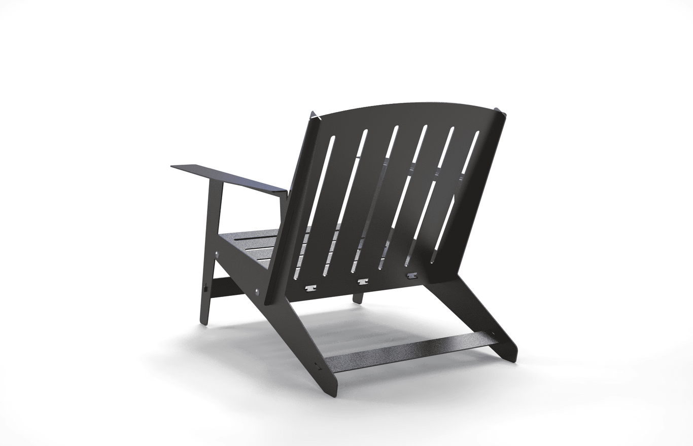 Chaise pour la décoration de la maison ou du jardin. Fichiers DXF pour découpe laser et plasma. Décoration pour la cour. Фото 9