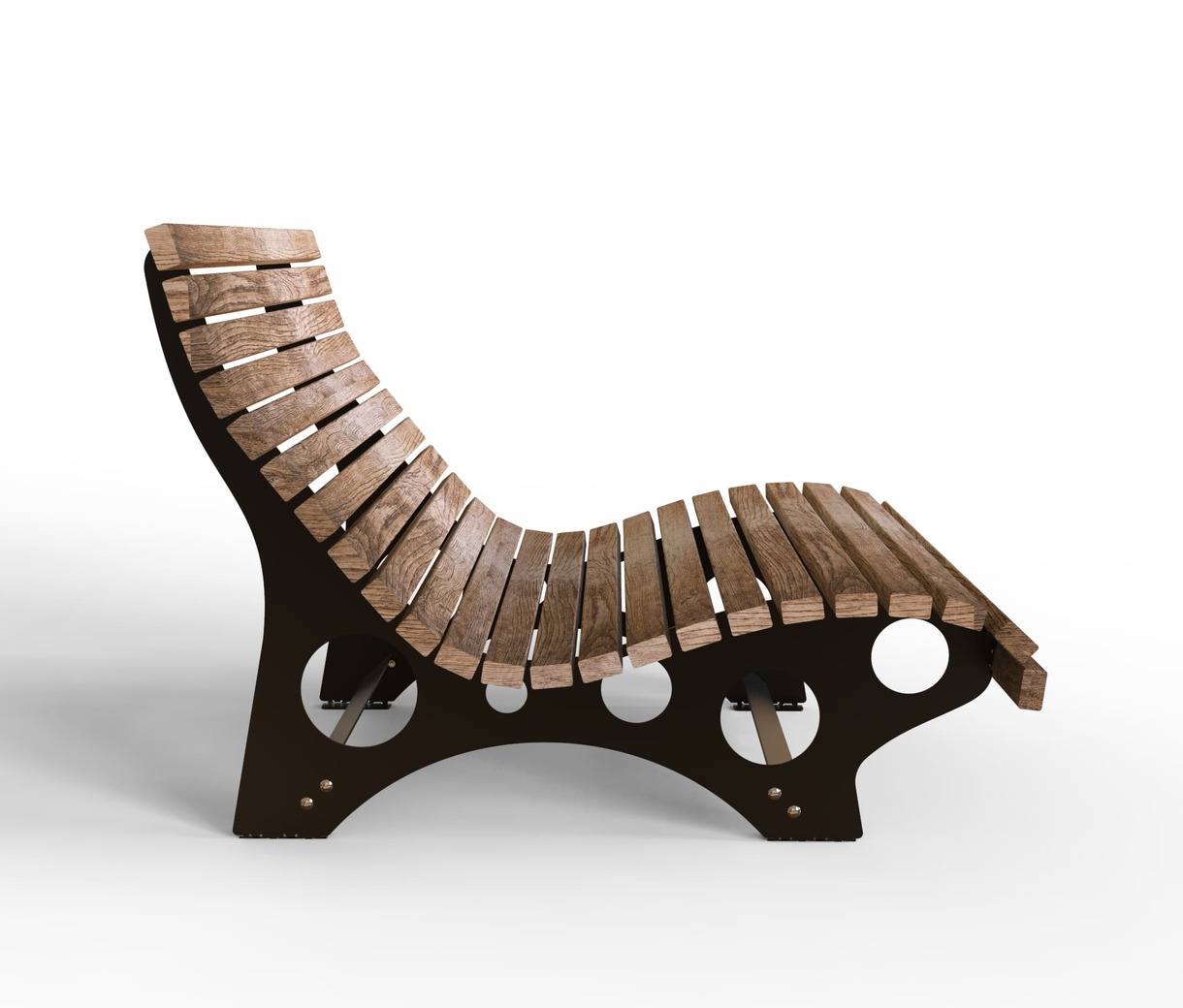 Sun Lounger V1. DXF files for laser, plasma cutting. Home Backyard Decoration. Фото 4