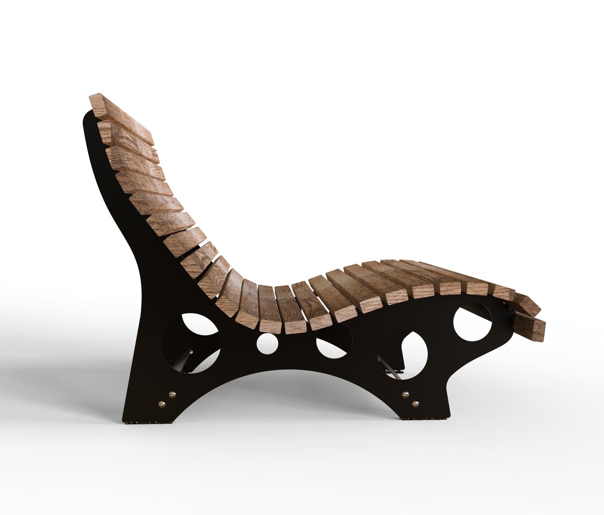 Sun Lounger V1. DXF files for laser, plasma cutting. Home Backyard Decoration. Фото 6