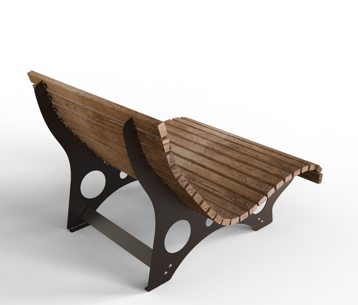 Sun Lounger V1. DXF files for laser, plasma cutting. Home Backyard Decoration. Фото 8