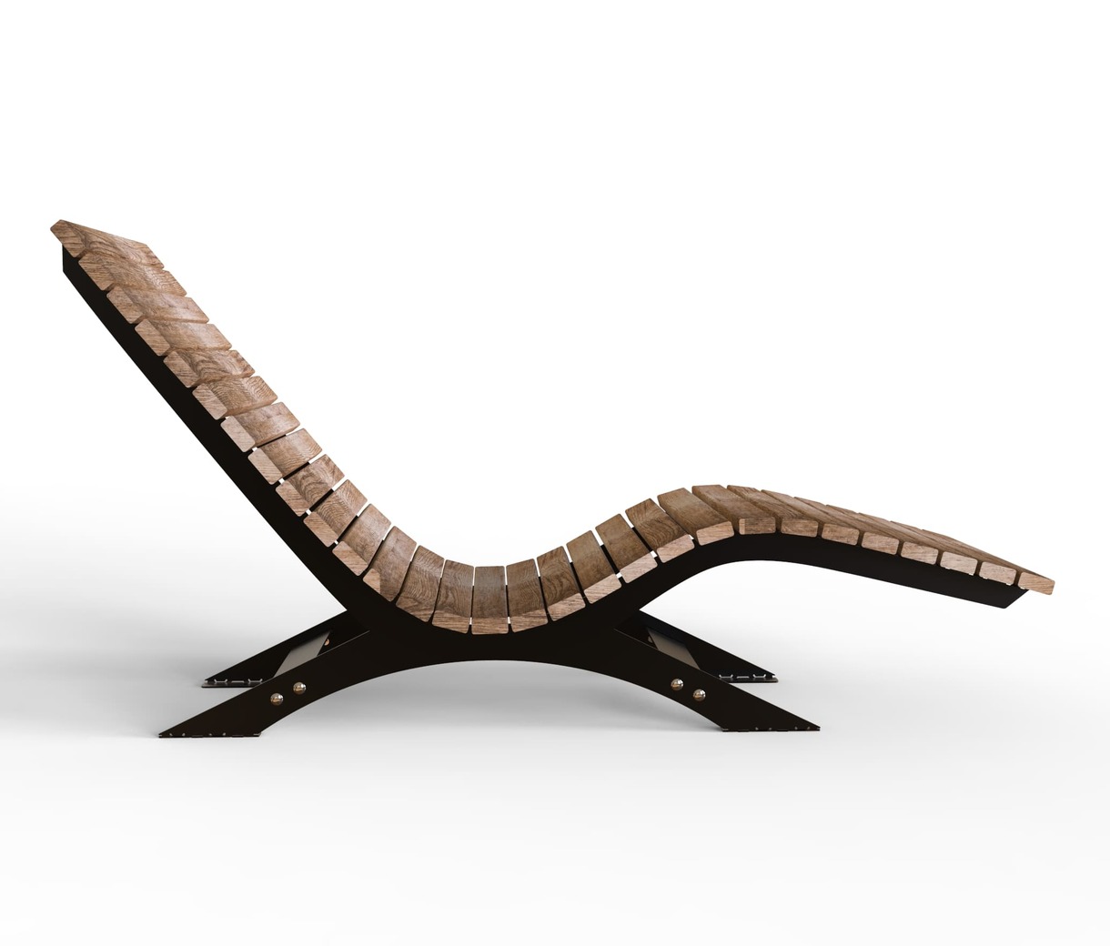 Sun Lounger V3. DXF files for laser, plasma cutting. Home Backyard Decoration. Фото 4