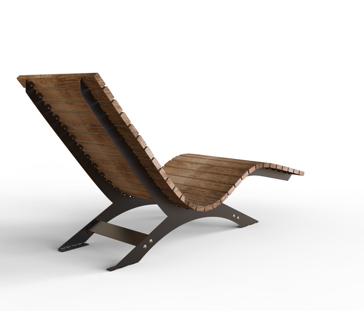 Sun Lounger V3. DXF files for laser, plasma cutting. Home Backyard Decoration. Фото 5