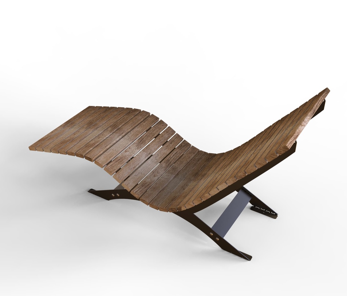 Sun Lounger V3. DXF files for laser, plasma cutting. Home Backyard Decoration. Фото 9