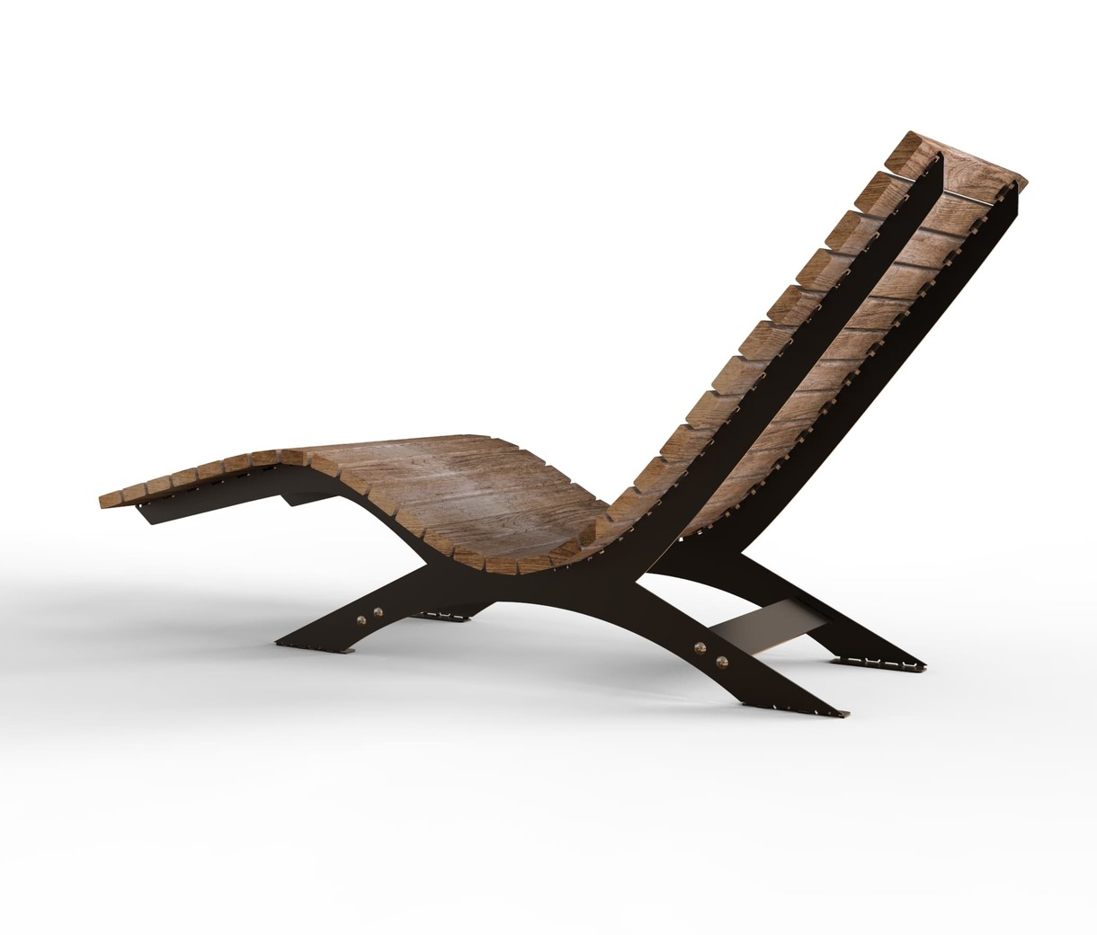 Sun Lounger V3. DXF files for laser, plasma cutting. Home Backyard Decoration. Фото 8